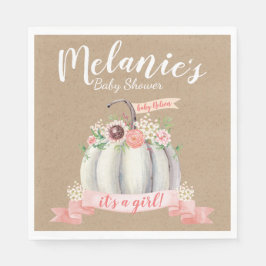 Little Pumpkin Fall Baby Dusche Serviette