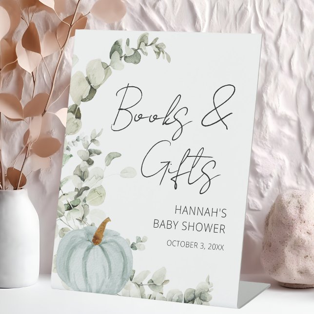 Little Pumpkin Fall Baby Duschgeschenke Zeichen Sockelschild (Von Creator hochgeladen)