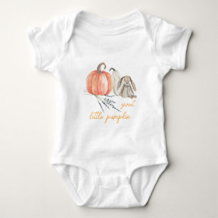 Little Pumpkin Fall Girl Babydusche Baby Strampler