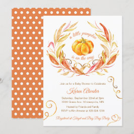 Little Pumpkin Fall Herbstdusche Einladung