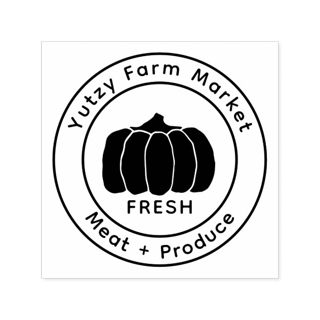 Little Pumpkin Farm Market  Permastempel (Design)