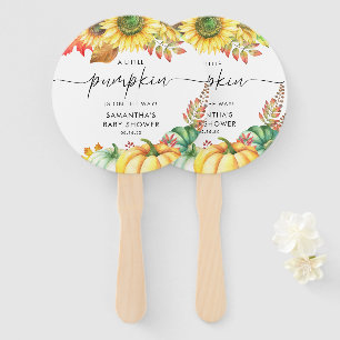 Little Pumpkin Gender Neutral Fall Baby Shower Fächer