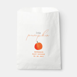 Little Pumpkin Gender Neutral Fall Baby Shower Geschenktütchen