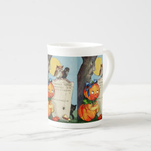 Little Pumpkin Girl and Friends Prozellantasse