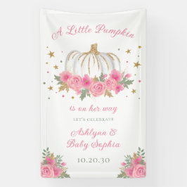 Little Pumpkin Girl Babydusche Banner