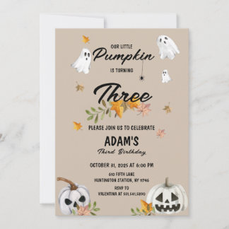 Little Pumpkin Halloween Einladung