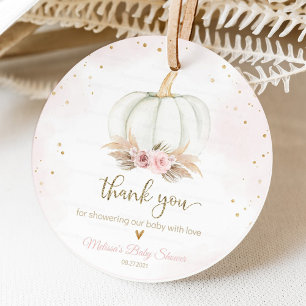 Little Pumpkin ist auf dem Weg Babydusche Geschenkanhänger