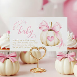 Little Pumpkin ist auf dem Weg Bücher für Babykart Begleitkarte