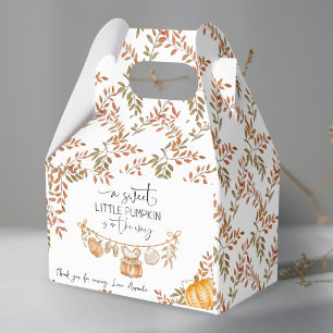 Little Pumpkin ist unterwegs Danke Baby Dusche Geschenkschachtel