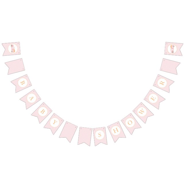 Little Pumpkin Light Pink LKW Baby Dusche Wimpelkette (Alle)