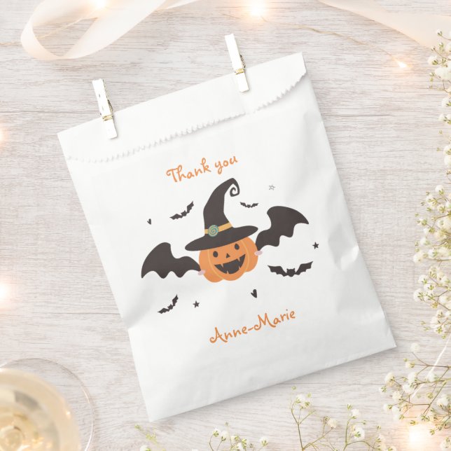 Little Pumpkin macht eine Geburtstagsparty Geschenktütchen (Ausgeschnitten)