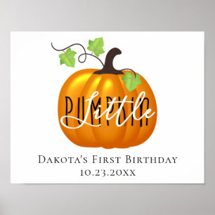 Little Pumpkin   Neutrales Niedliches Geschlecht Poster