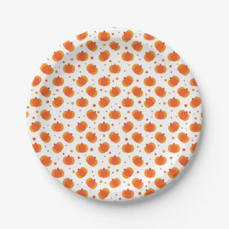 Little Pumpkin Paper Plate Pappteller