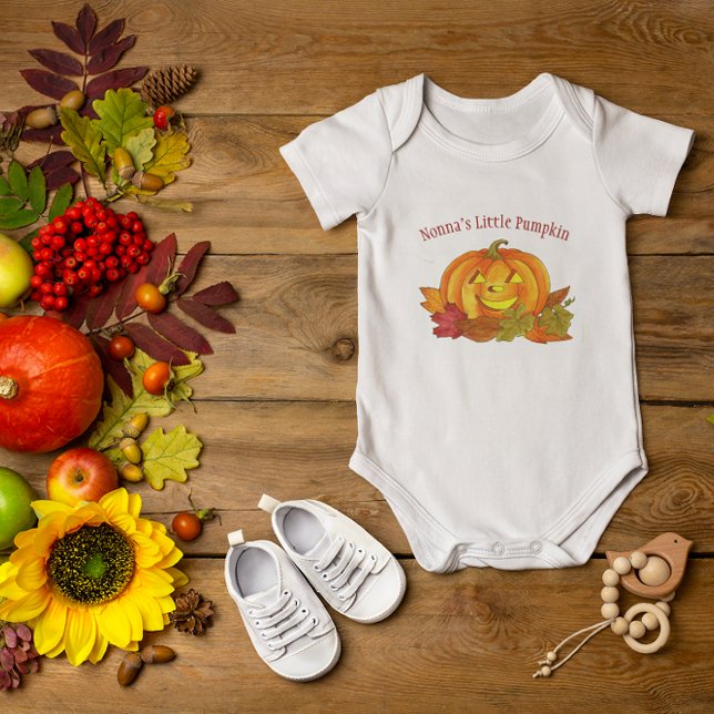 Little Pumpkin Personalisiert Baby Bodysuit Baby Strampler (Von Creator hochgeladen)