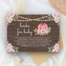 Little Pumpkin Pink Gold Floral Wood Buchanfrage