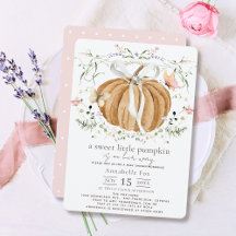 Little Pumpkin Wildblumen Butterflies Kinderdusche