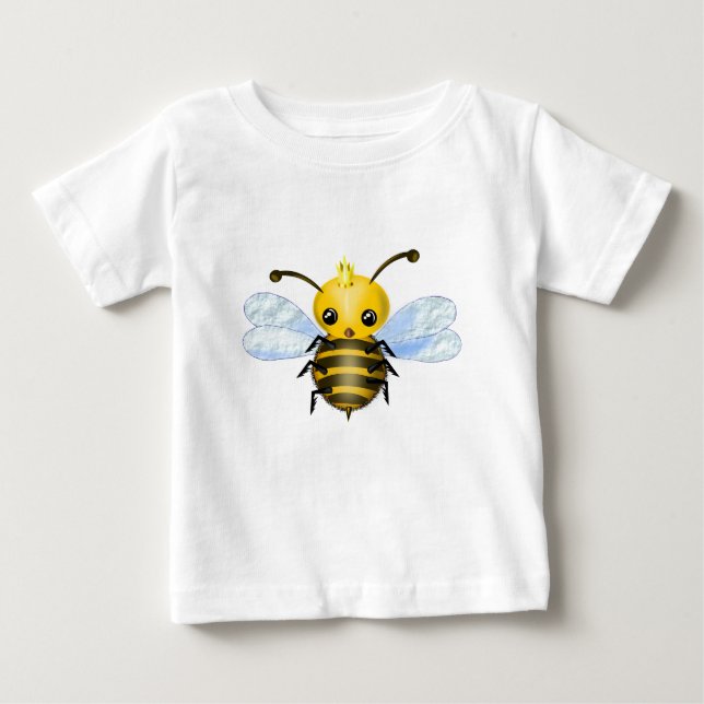 Little Queen Bee Baby T - Shirt - Malerei (Vorderseite)
