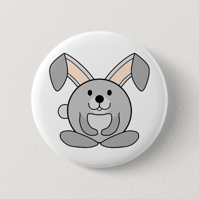 Little rabbit button (Vorderseite)