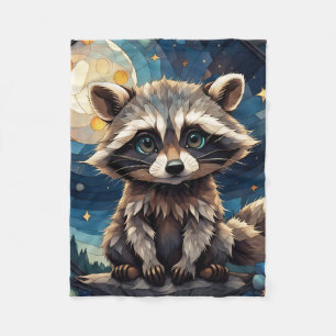 Little Raccoon Fleecedecke
