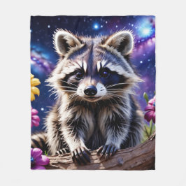 Little Raccoon Fleecedecke