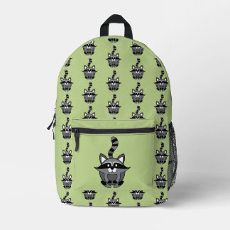 Little Raccoon Print Cut Sew Bag Bedruckter Rucksack