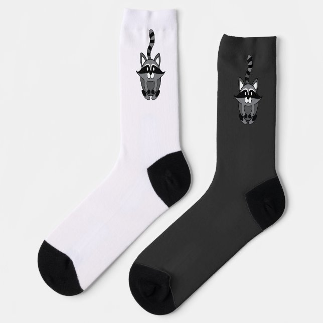 Little Raccoon Socken (Linkes Detail)