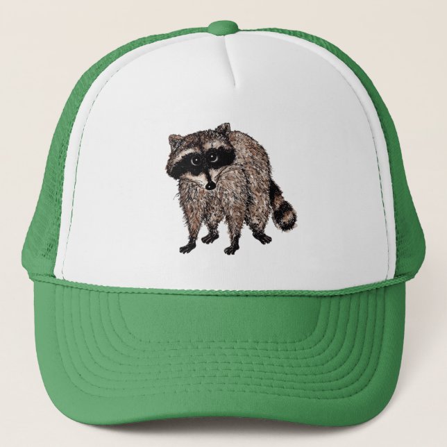 Little Raccoon Truckerkappe (Vorderseite)