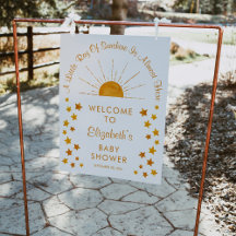 Little Ray of Sunshine Gender Neutral Welcome Sign