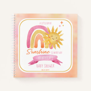 Little Ray of Sunshine Girl Baby shower livre d'or