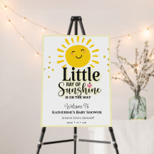 Little Ray of Sunshine Parties scintillant Baby sh