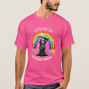 Little Ray Pitch Black Sunshine Death Rainbow H T-Shirt