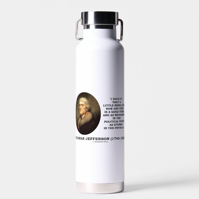 Little Rebellion Now Then A Good Thing Jefferson Trinkflasche (Vorne)