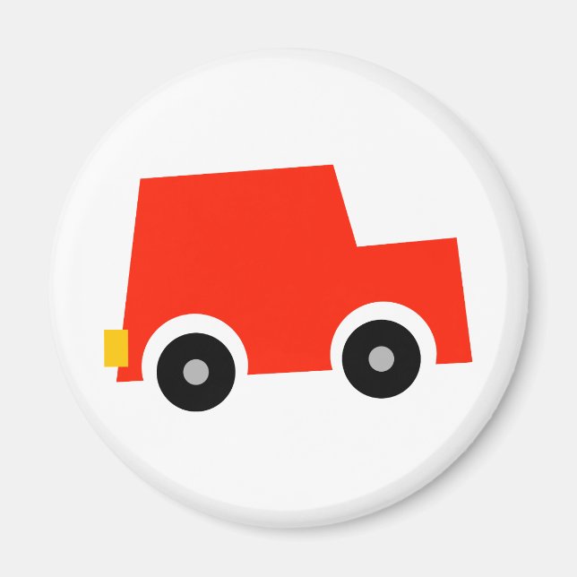 Little Red Car Magnet (Vorne)