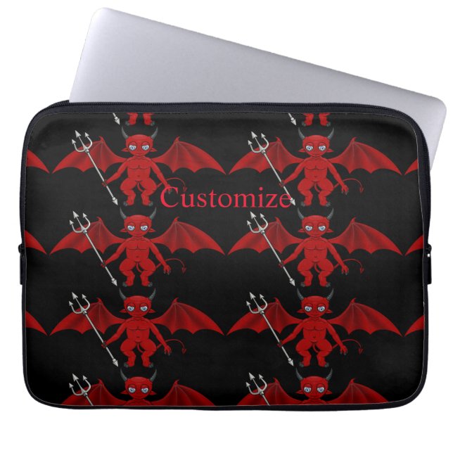 Little Red Devil Thunder_Cove Laptopschutzhülle (Vorderseite)