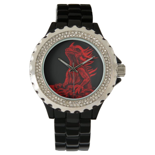 Little Red Dragon Armbanduhr (Vorderseite)