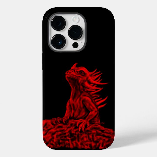 Little Red Dragon Case-Mate iPhone 14 Pro Hülle (Rückseite)