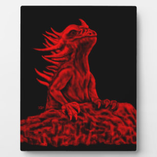 Little Red Dragon Fotoplatte