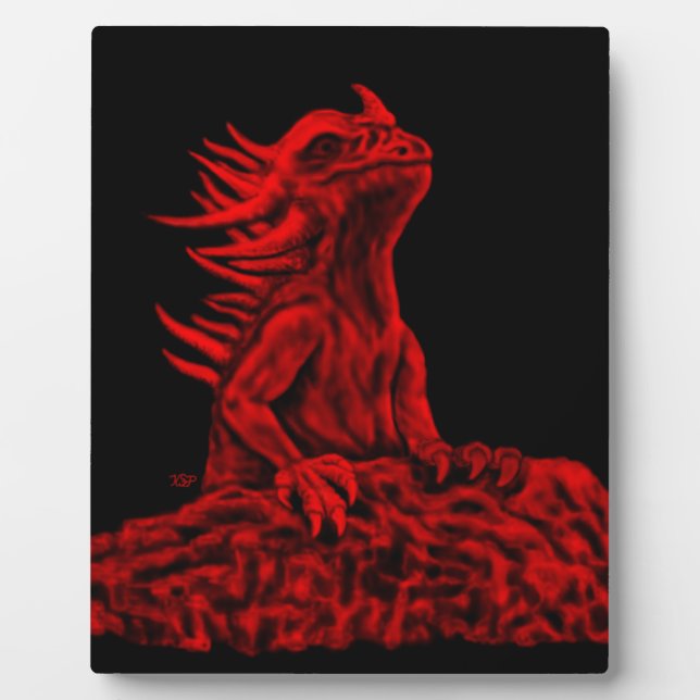 Little Red Dragon Fotoplatte (Vorderseite)