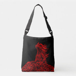 Little Red Dragon Tragetaschen Mit Langen Trägern