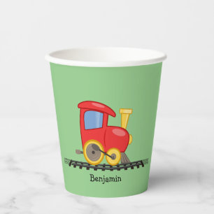 Little Red Motor Design Paper Cup Pappbecher