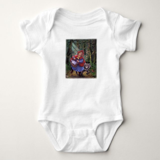 Little Red Riding Hood Baby Strampler (Vorderseite)