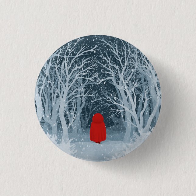 Little Red Riding Hood Button (Vorderseite)