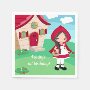 Little Red Riding Hood Fairytale Girls Geburtstag Serviette