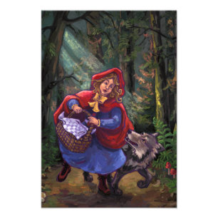 Little Red Riding Hood Fotodruck