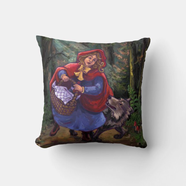 Little Red Riding Hood Kissen (Vorderseite)