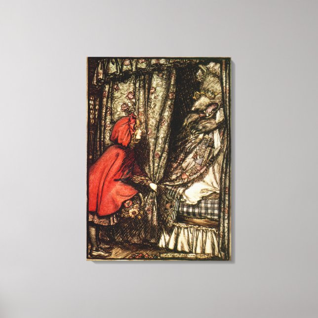 Little Red Riding Hood Leinwanddruck (Vorderseite)
