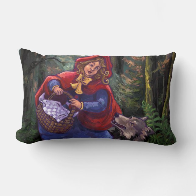 Little Red Riding Hood Lendenkissen (Vorderseite)