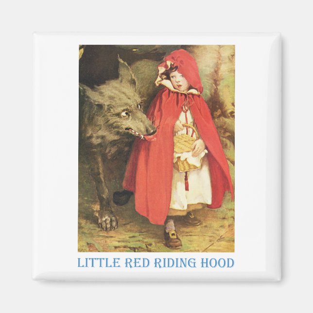Little Red Riding Hood Magnet (Vorne)