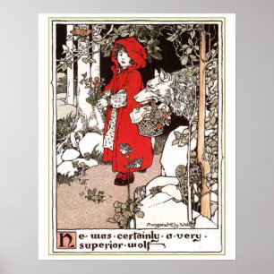 Little Red Riding Hood Margaret Ely Webb Poster