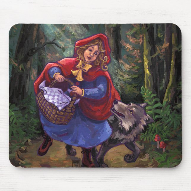 Little Red Riding Hood Mousepad (Vorne)